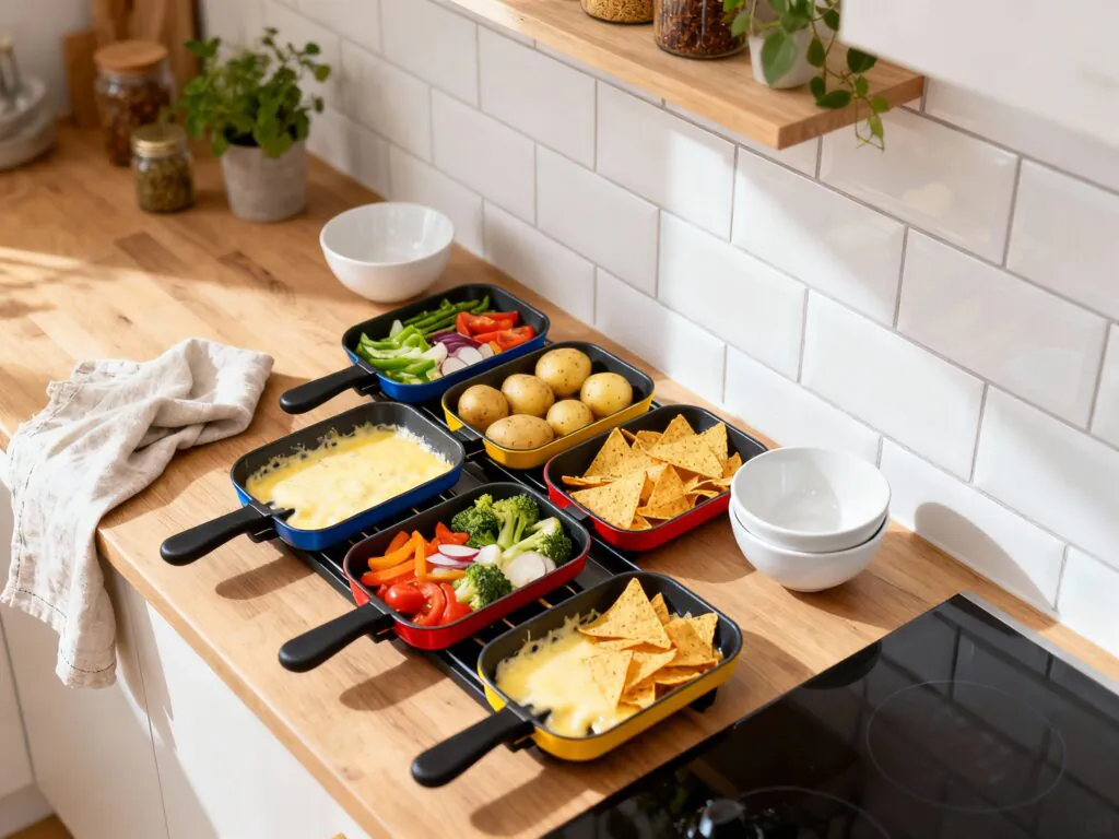 Raclette Rezepte – Kreative Ideen für Weihnachten & Silvester: Pizza, Pasta & Saucen