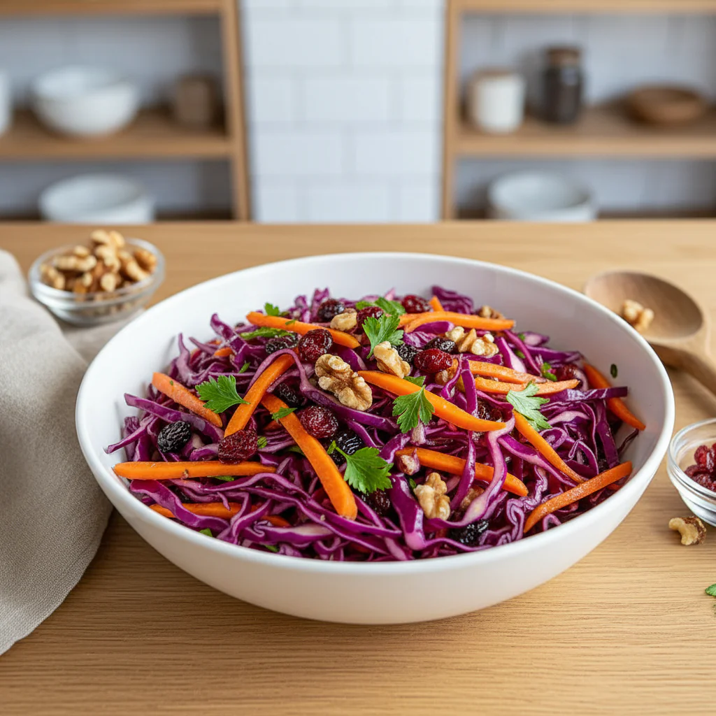 Rotkohl Apfel Karotten Salat Rezept – Gesunde Rohkost Schnell Gemacht