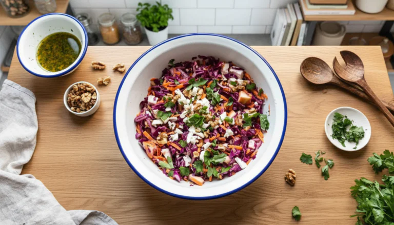 Rotkohlsalat mit Feta und Walnüssen Rezept – Knackig Frisch 18 Rotkohlsalat mit Feta und Walnüssen Rezept – Knackig Frisch