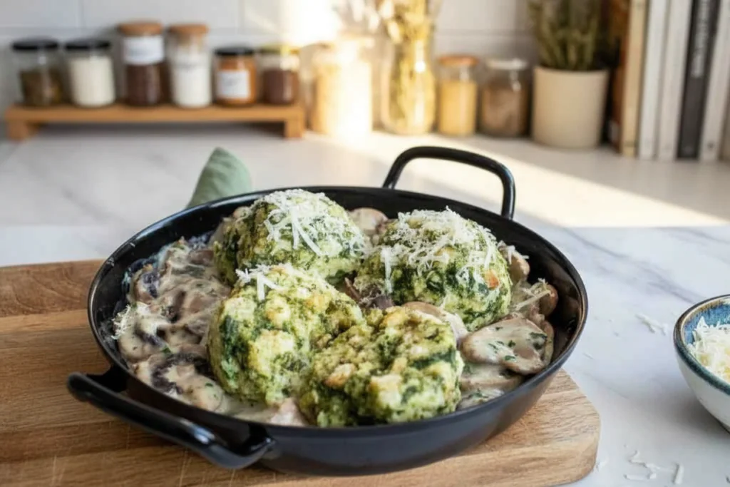 Spinatknödel Rezept einfach – Kalorienarm & Proteinreich in 45 Minuten