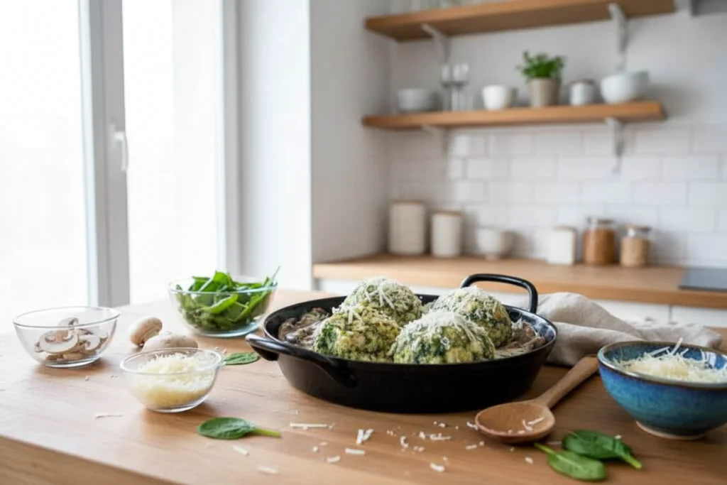 Spinatknödel Rezept einfach – Kalorienarm & Proteinreich in 45 Minuten