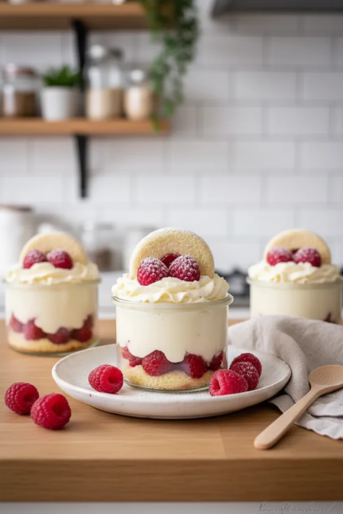 Vanillekipferl Dessert mit Himbeeren Rezept – Einfach Lecker in 20 Minuten 1