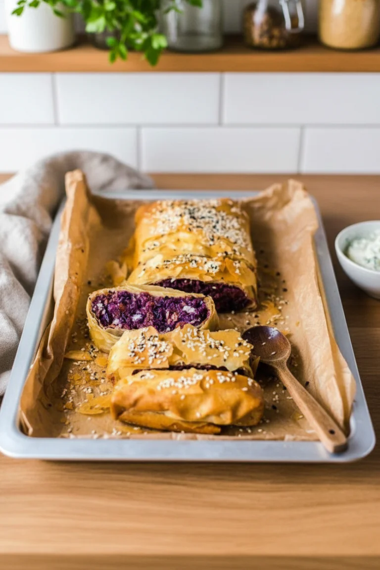 Vegetarischer Rotkohlstrudel Rezept – Herzhafter Strudel Einfach Gemacht
