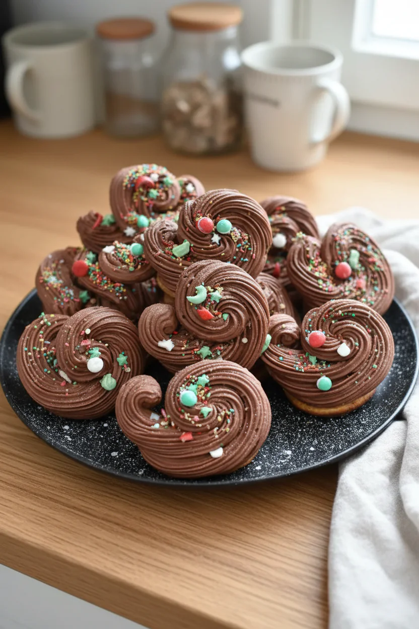 Weihnachtliche Wiener Kringel – Klassisches Spritzgebäck mit edler Schokoladenfüllung