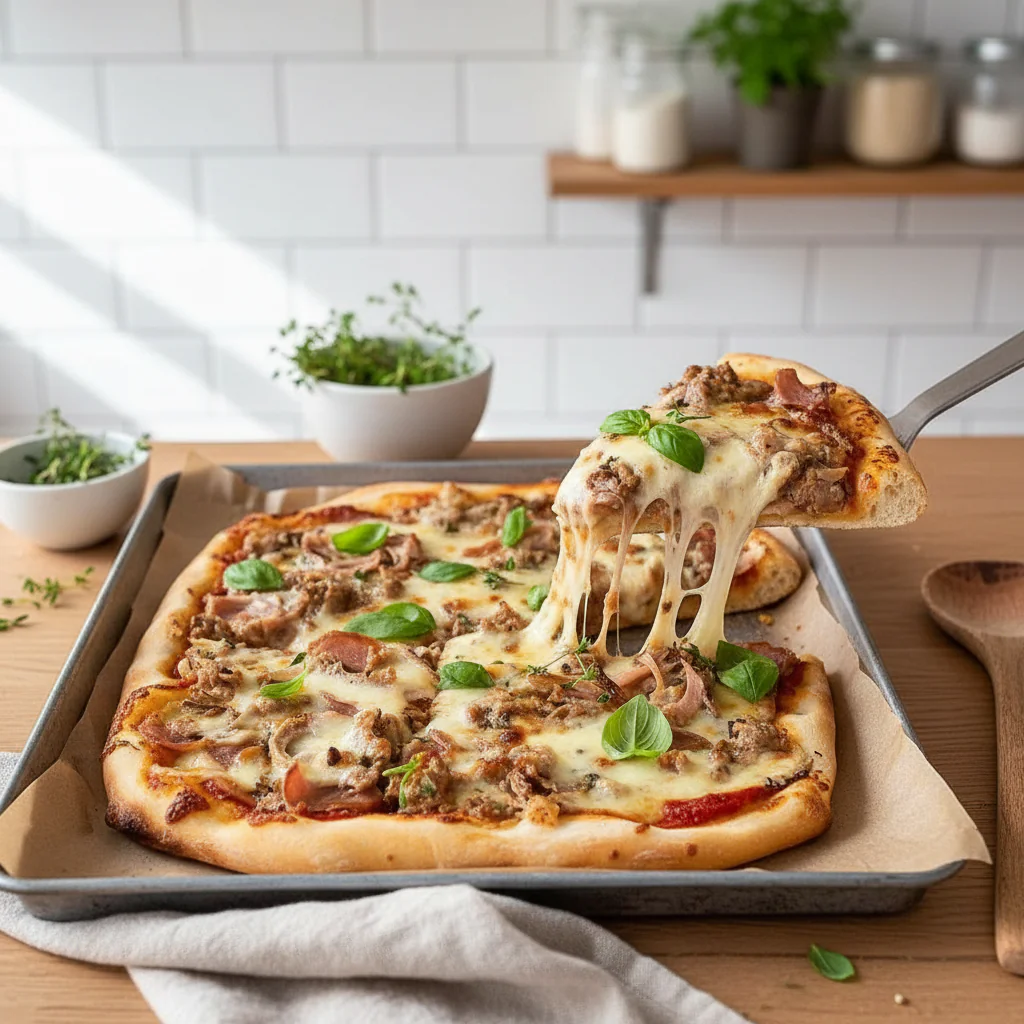 Fitnesspizza mit Skyr Rezept – Gesunde Pizza in 30 Minuten 11 Fitnesspizza mit Skyr