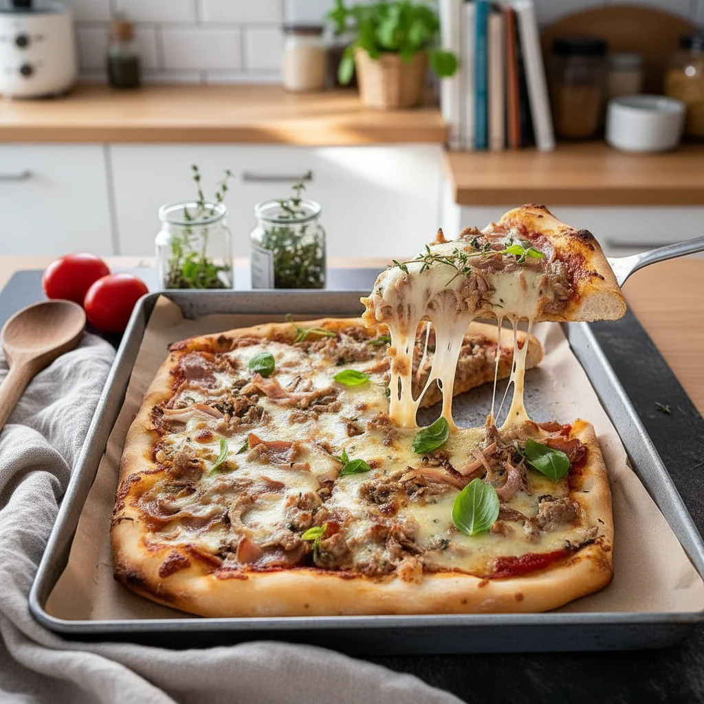 Fitnesspizza mit Skyr