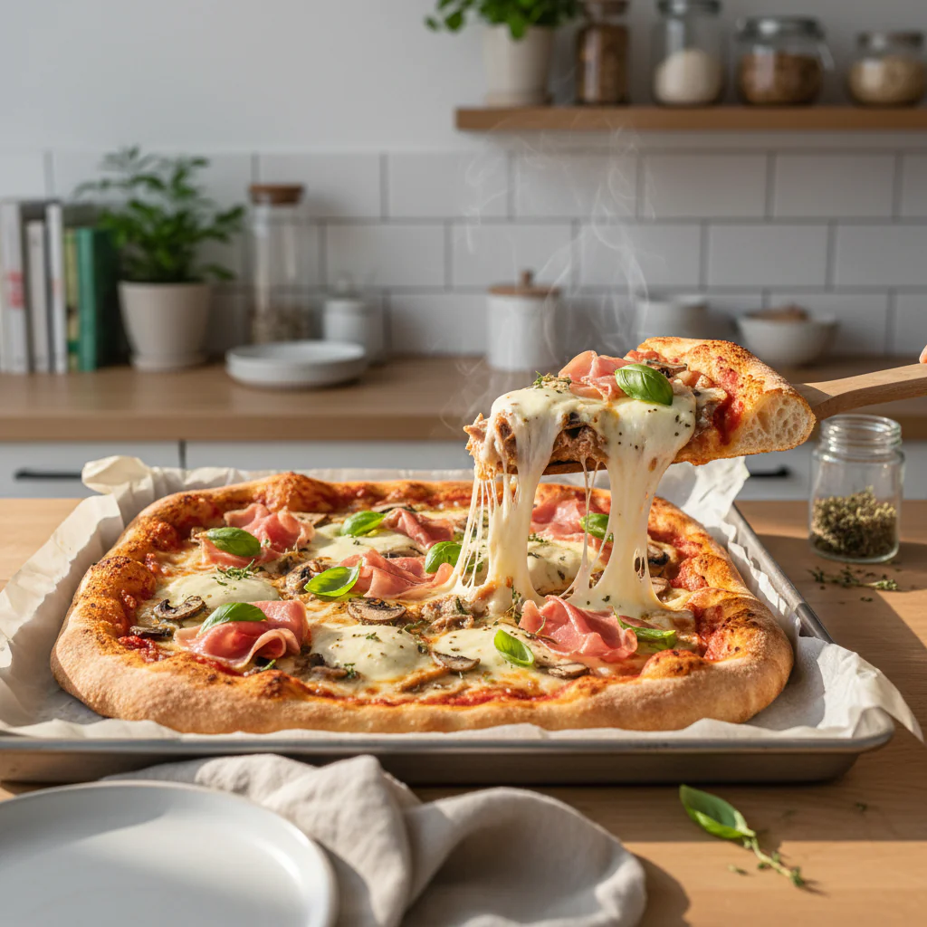 Fitnesspizza mit Skyr Rezept – Gesunde Pizza in 30 Minuten 13 Fitnesspizza mit Skyr