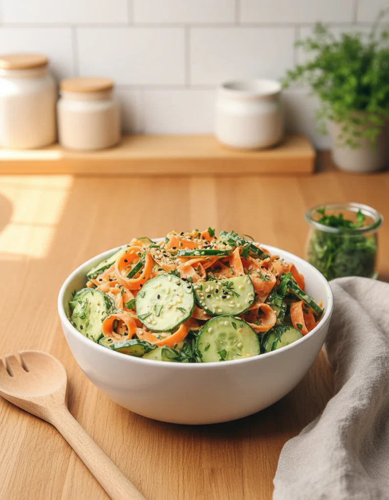 Asiatischer Gurkensalat Rezept – Erfrischend & Knackig in 15 Minuten