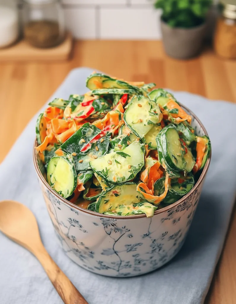 Asiatischer Gurkensalat Rezept – Erfrischend & Knackig in 15 Minuten