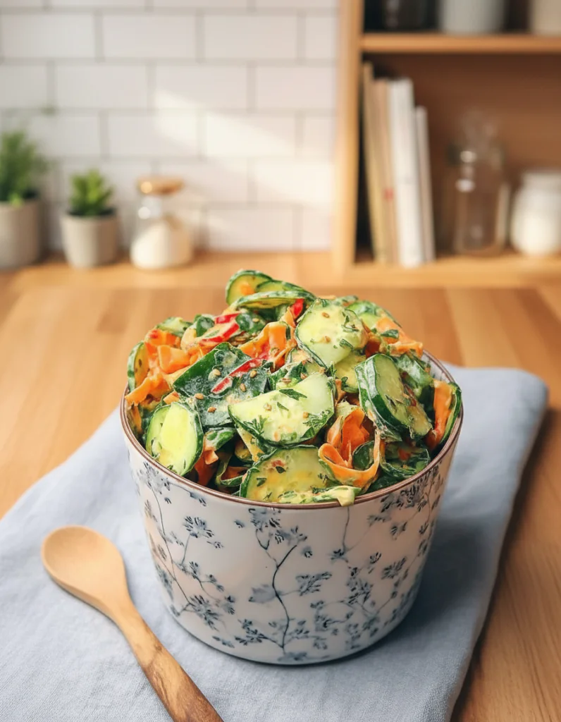 Asiatischer Gurkensalat Rezept – Erfrischend & Knackig in 15 Minuten