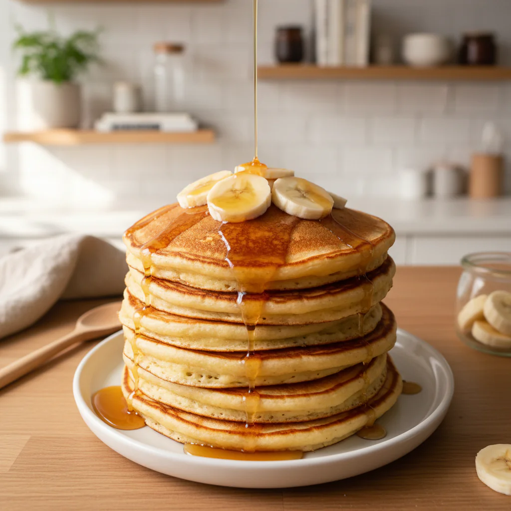 Bananen Pancakes Rezept Einfach