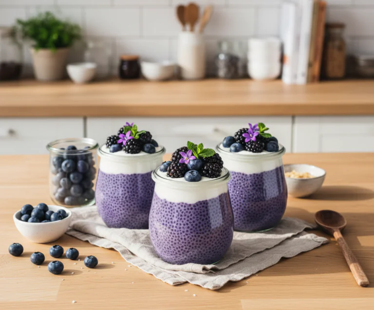 Schoko-Blaubeer-Muffins Fluffig