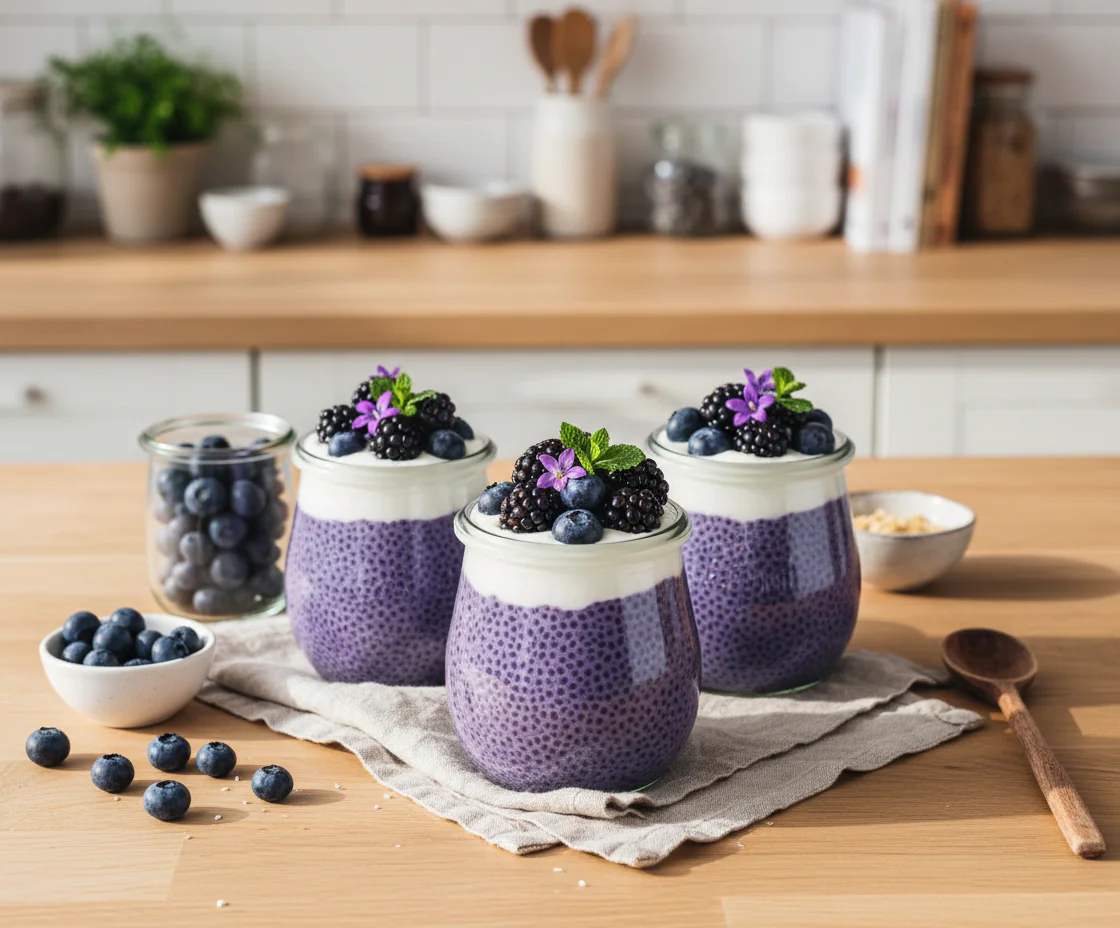 Schoko-Blaubeer-Muffins Fluffig