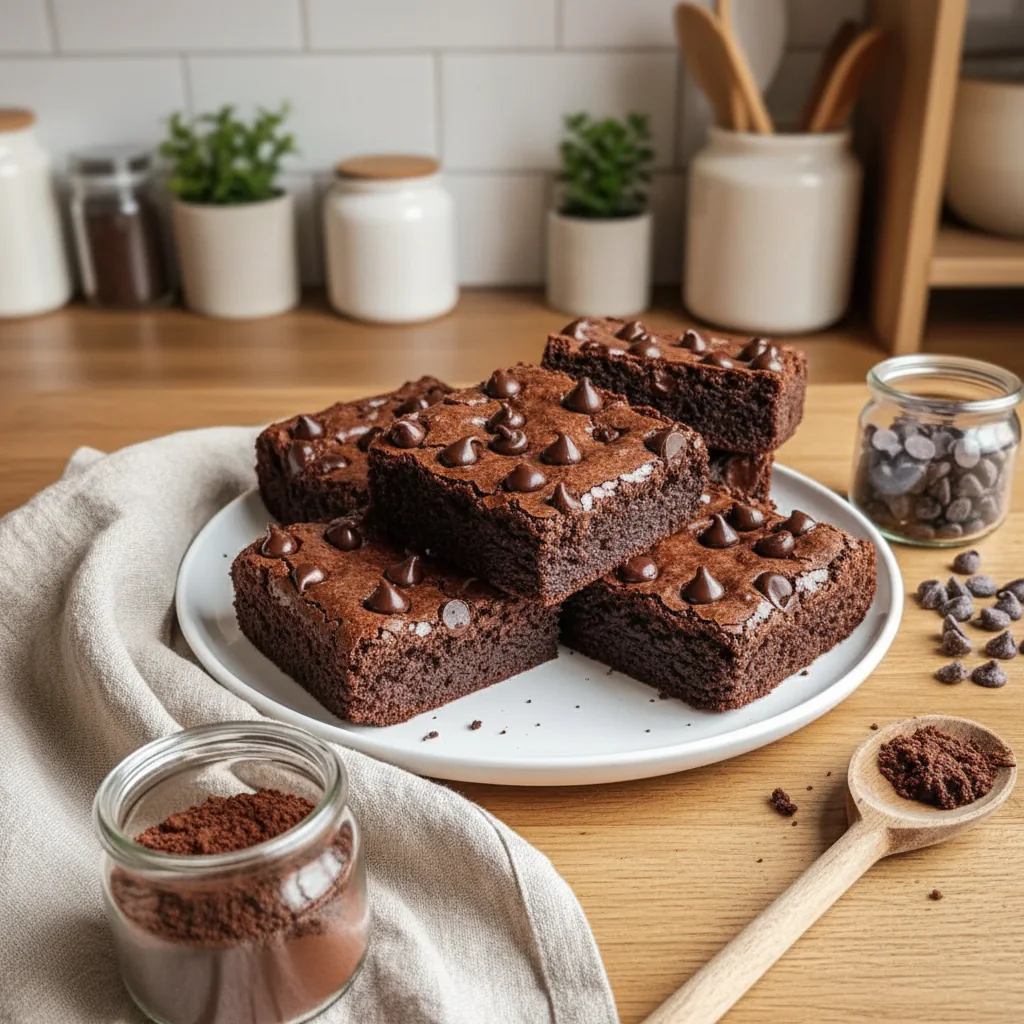 Cottage Cheese Protein Brownies Rezept – Saftig, Proteinreich & Gesund