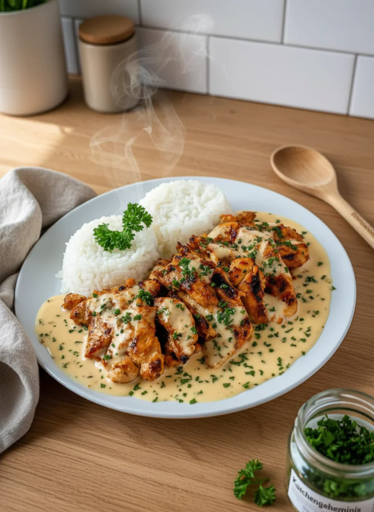 Einfaches Hähnchen Gyros in Cremiger Soße – 30 Min Rezept 15 Einfaches Hähnchen Gyros in Cremiger Soße – 30 Min Rezept