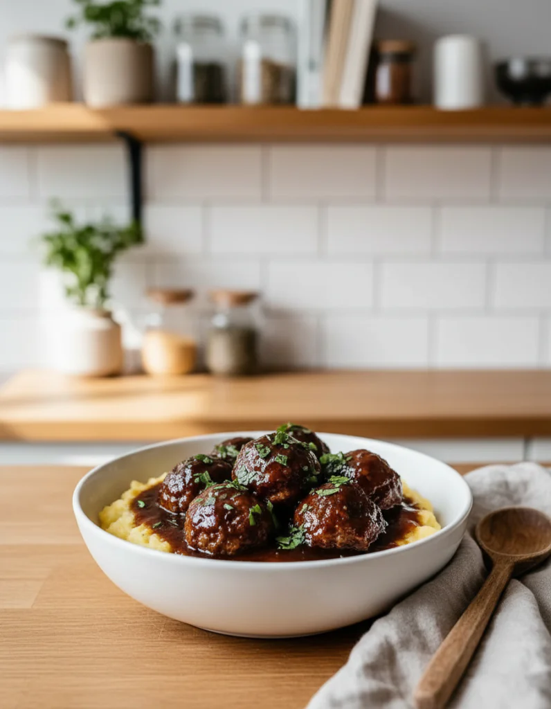 Geschmorte Fleischbällchen Rezept – Einfach & Herzhaft in 60 Min