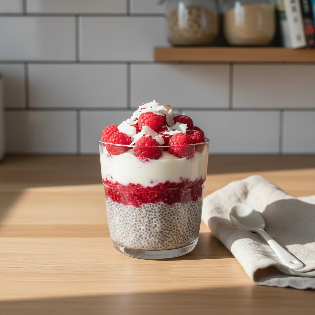 Himbeer Chia Pudding schnelle