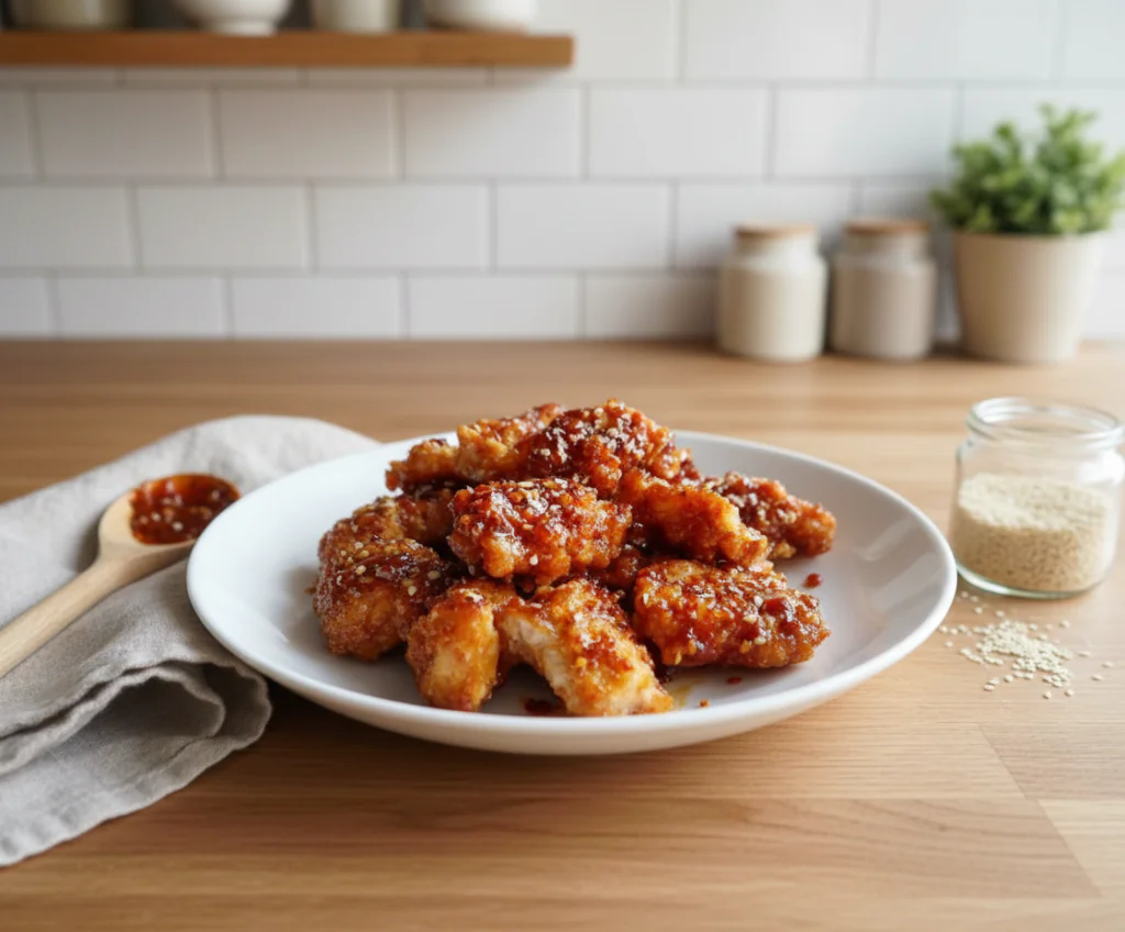 Honig Knoblauch Hähnchen Rezept – Einfach & Saftig in 25 Min