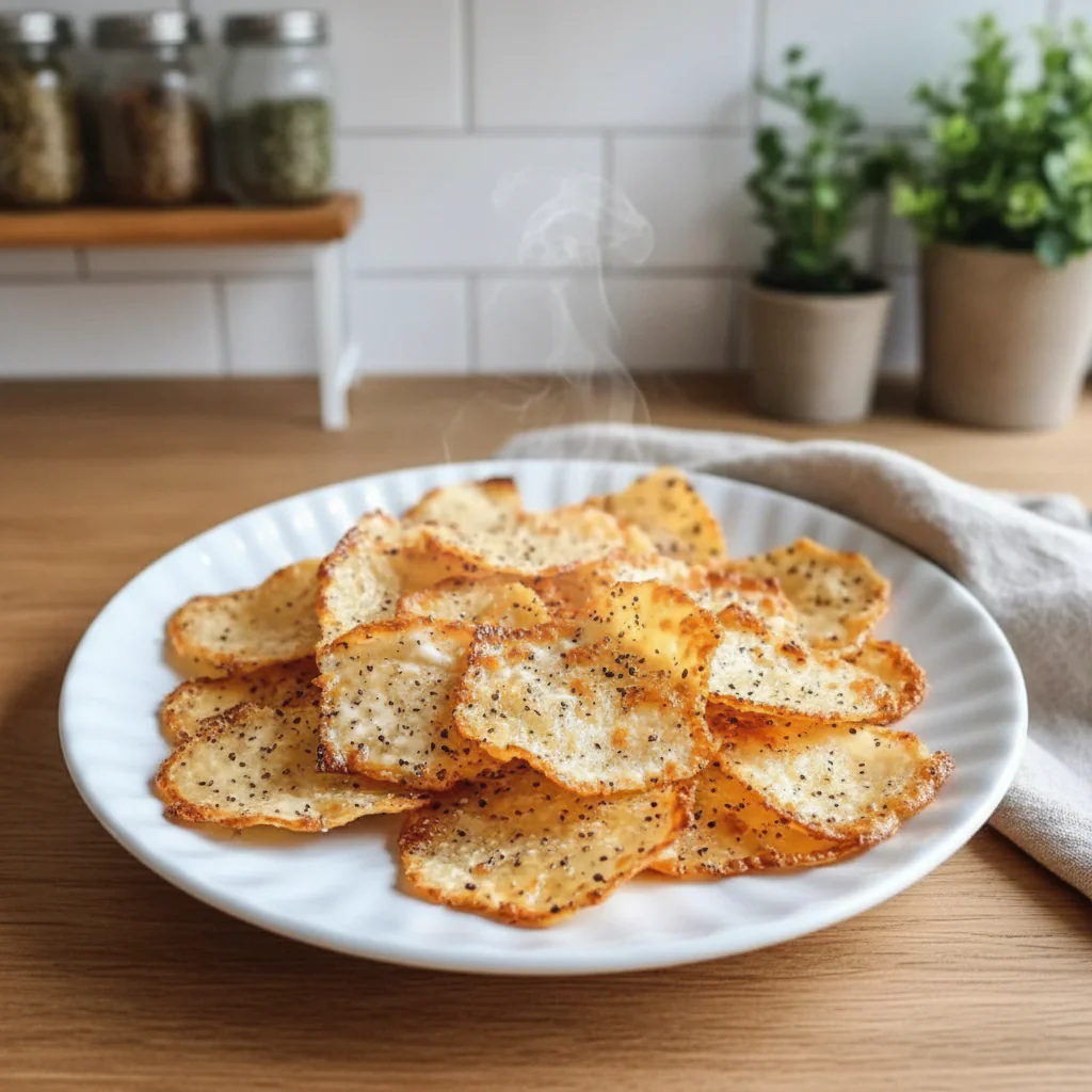 Hüttenkäse Chips Rezept – Knusprig, Proteinreich & Gesund Snacken