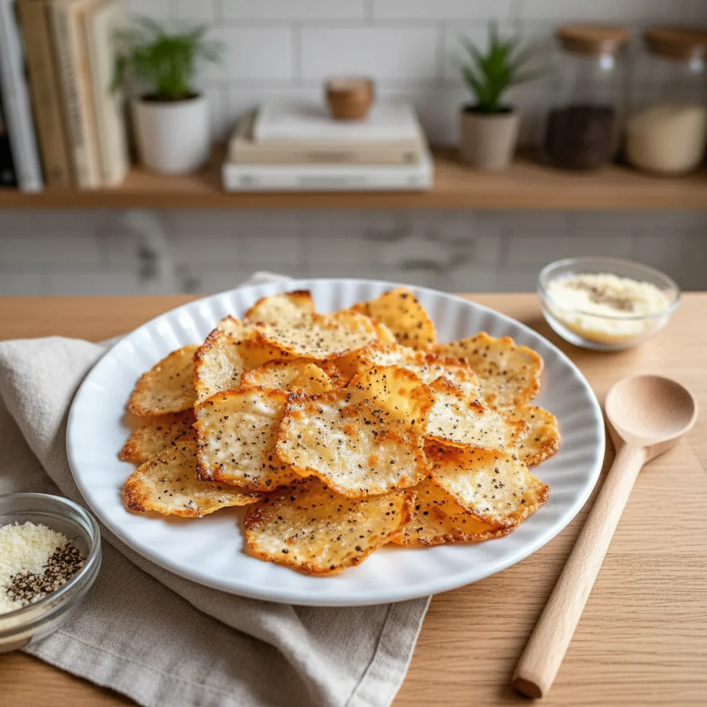 Hüttenkäse Chips Rezept – Knusprig, Proteinreich & Gesund Snacken