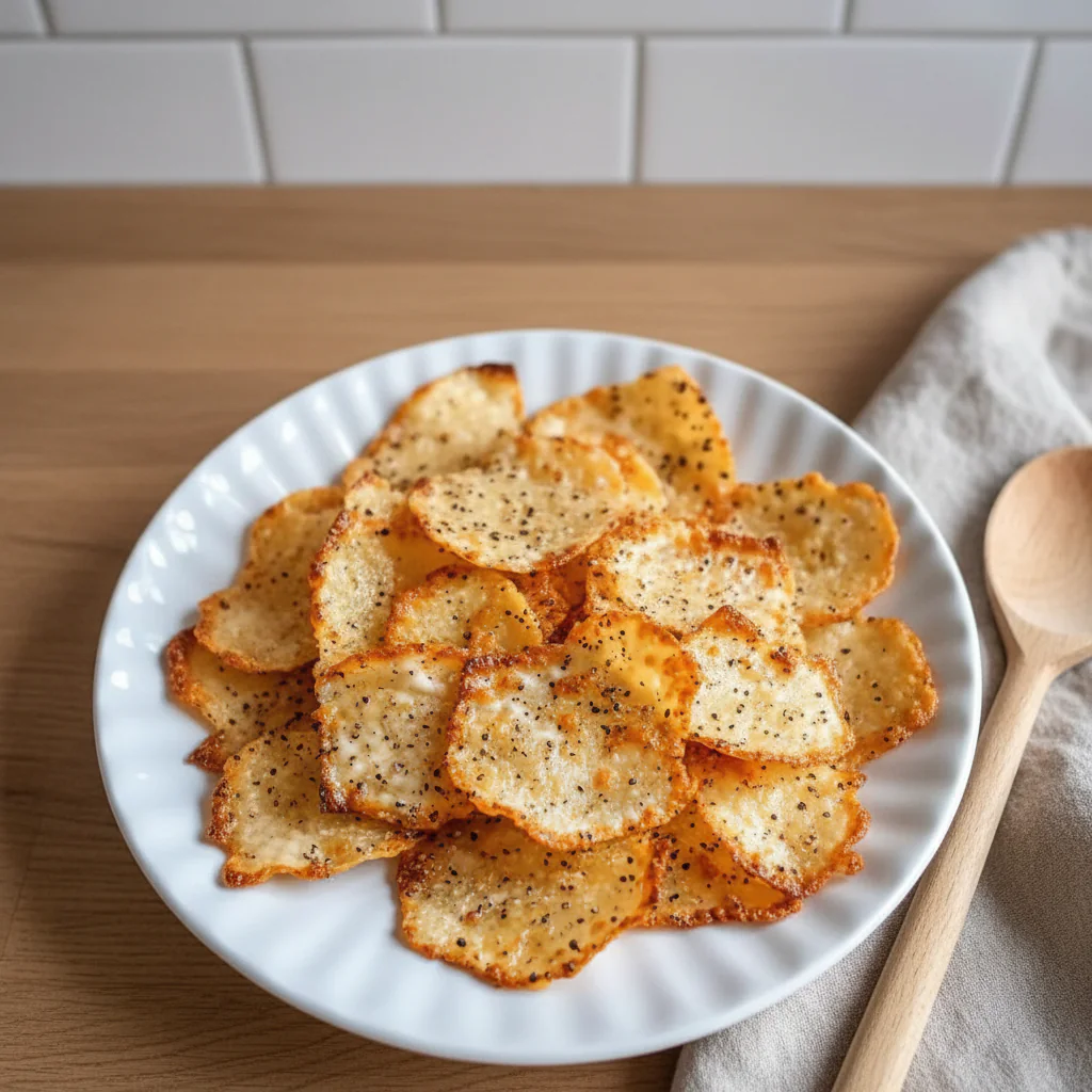 Hüttenkäse Chips Rezept – Knusprig, Proteinreich & Gesund Snacken