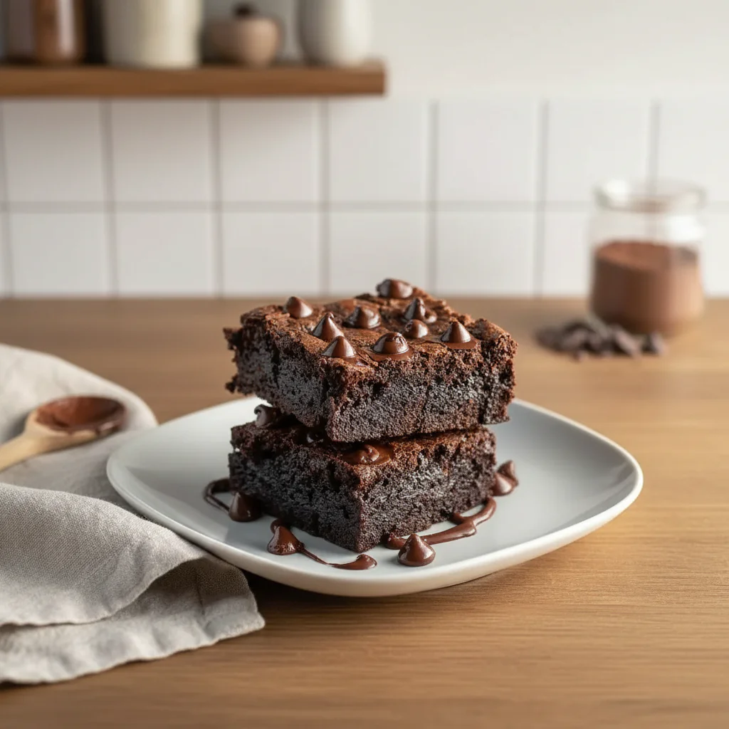 Hüttenkäse Protein Brownies – Gesund, saftig & lecker Rezept