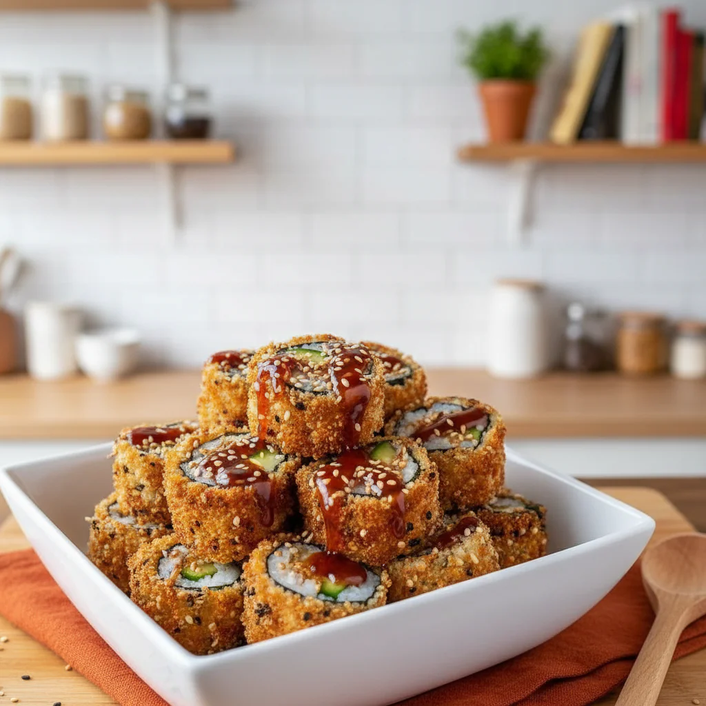 Knusprige Sushi Rollen Rezept – Einfach, Lecker & Unwiderstehlich Crunchy