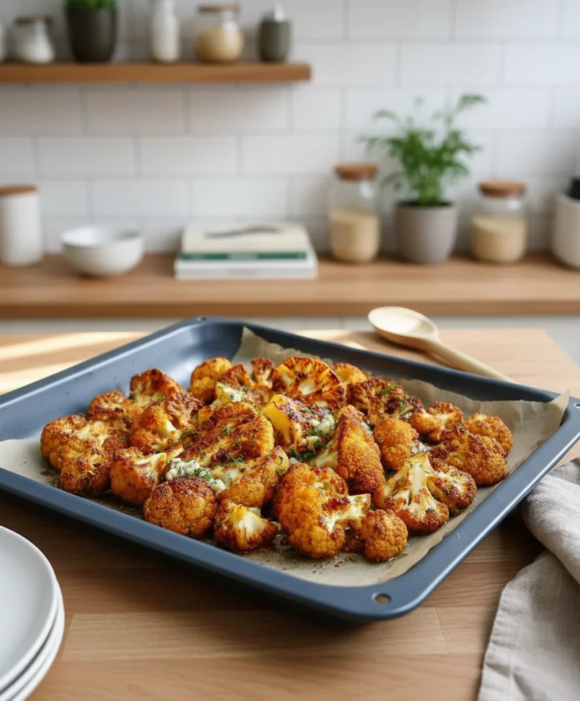 Knuspriger Blumenkohl aus dem Ofen Rezept – Einfach, Gesund & Würzig Lecker