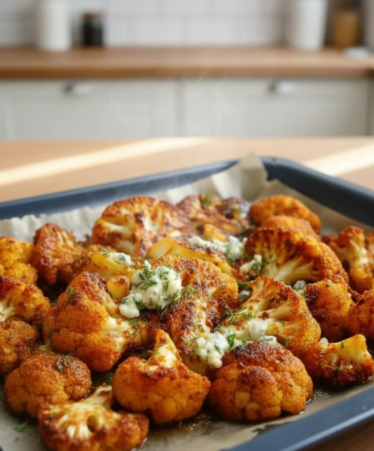 Knuspriger Blumenkohl aus dem Ofen Rezept – Einfach, Gesund & Würzig Lecker