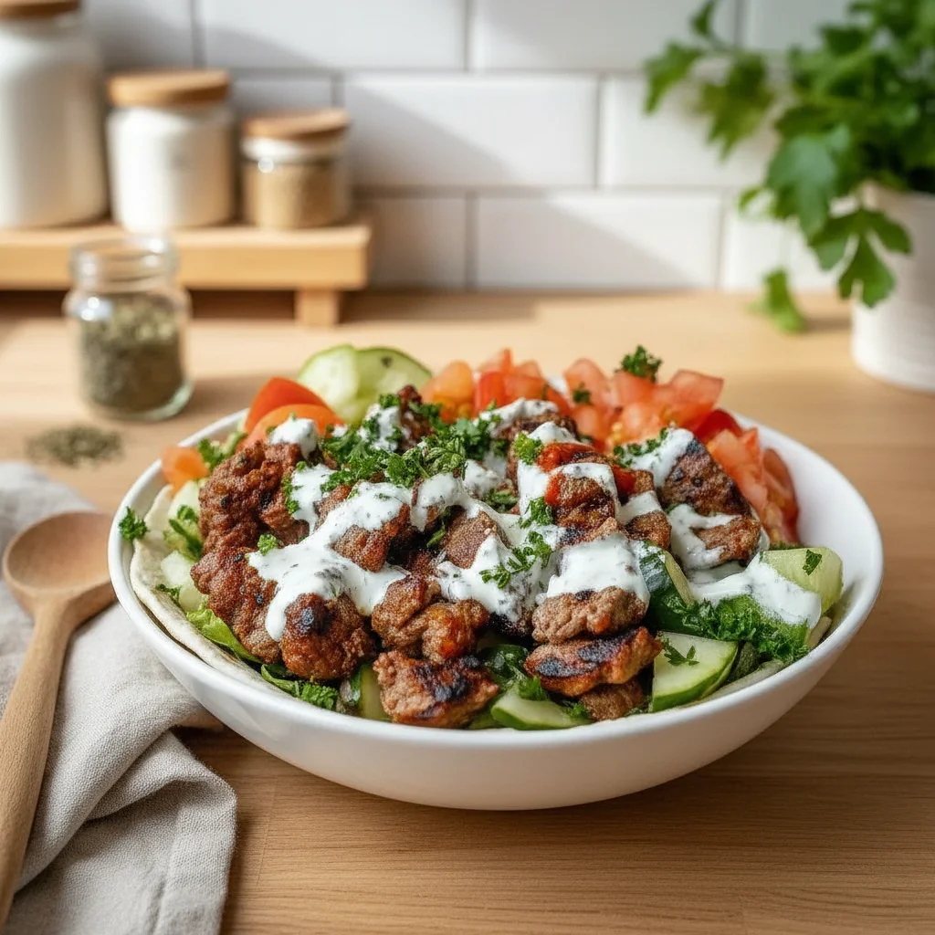 Proteinreiche Döner Bowl Rezept – Gesund & Lecker in 35 Minuten