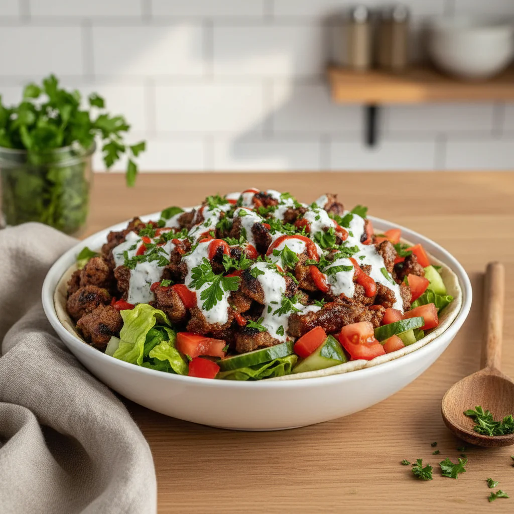 Proteinreiche Döner Bowl Rezept – Gesund & Lecker in 35 Minuten