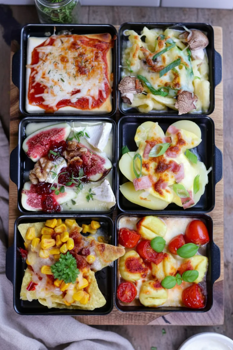 Raclette Ideen Pfännchen – Schnelle & Kreative Rezepte für Deine Party in 15 Minuten