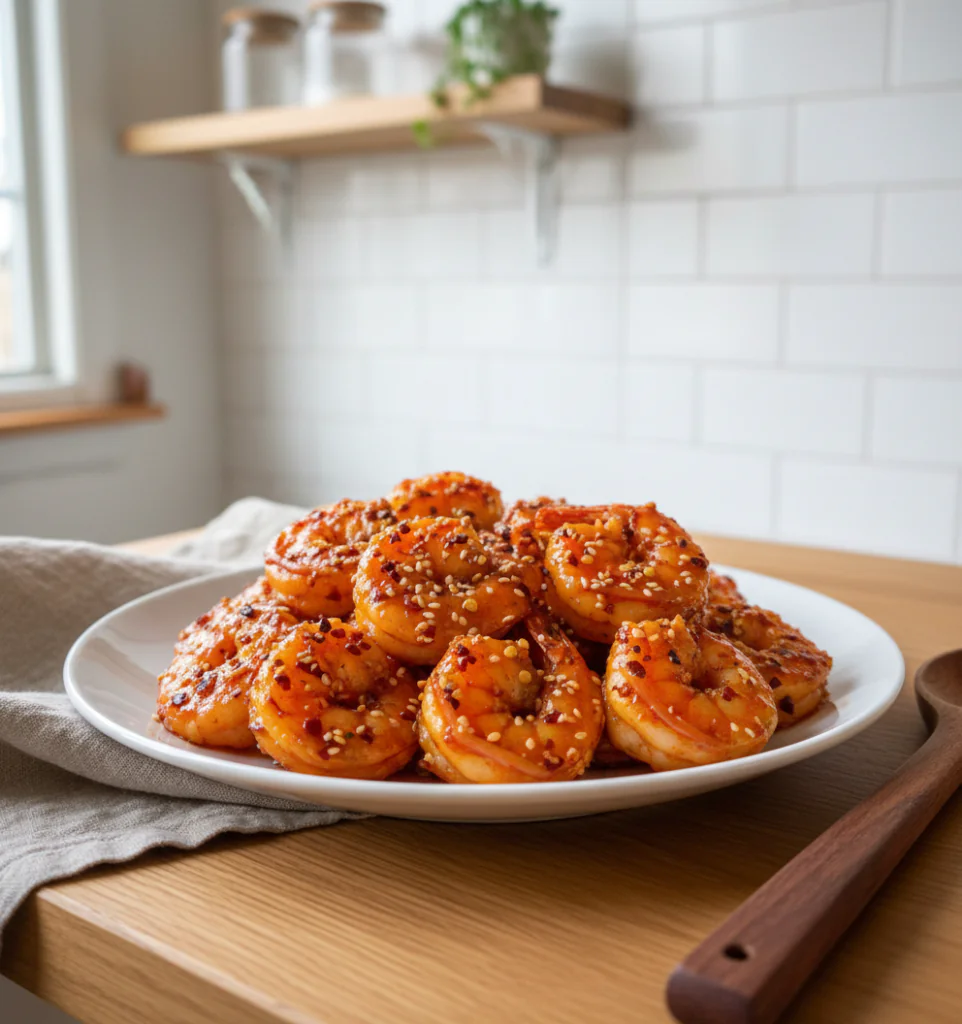 Süß-würzige gebackene Garnelen Rezept – Knusprig & In 20 Minuten Fertig