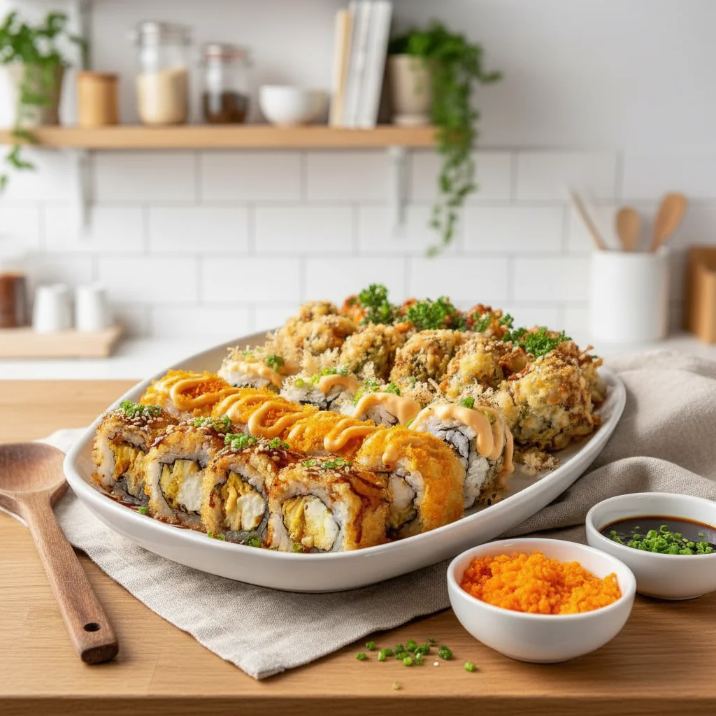 Frittierte Sushi Rollen Rezept – Knusprig, Kreativ & Einfach Selbstgemacht