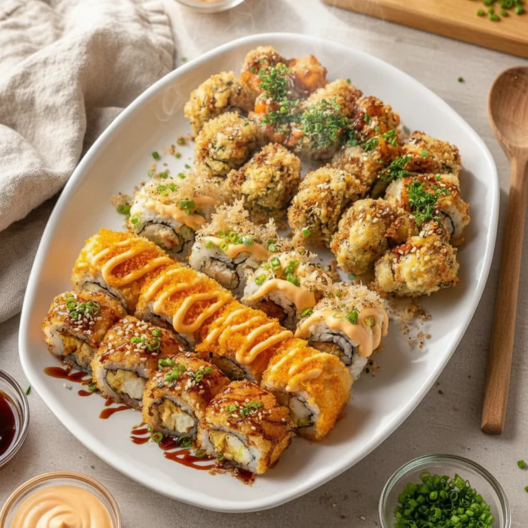 Frittierte Sushi Rollen Rezept – Knusprig, Kreativ & Einfach Selbstgemacht