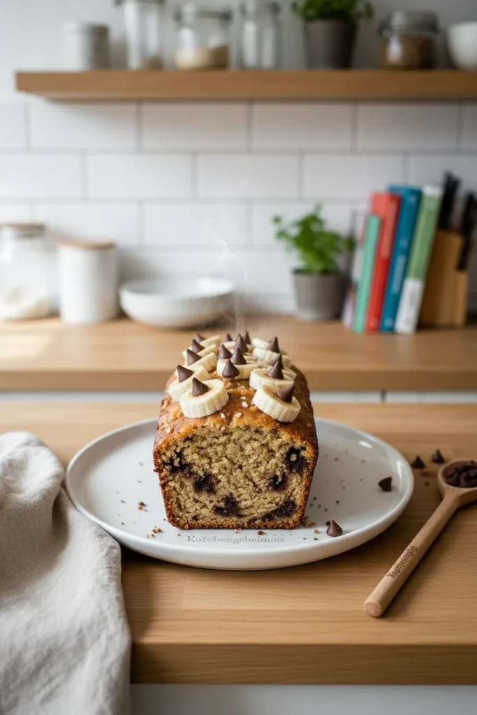 Bananenbrot mit Schokoladenstückchen