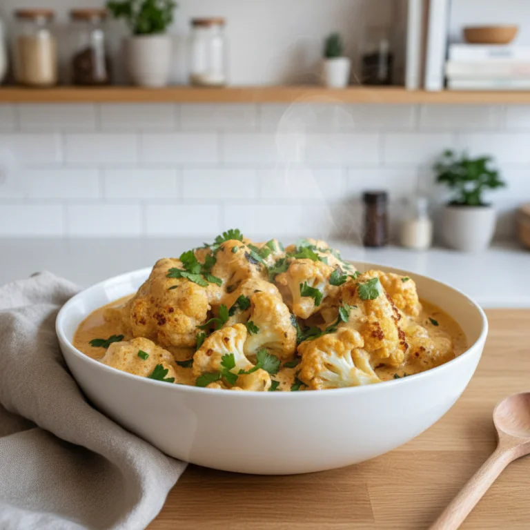 Cremiger Blumenkohl-Curry aus dem Backofen – Wenn Gemüse zur Hauptsache wird