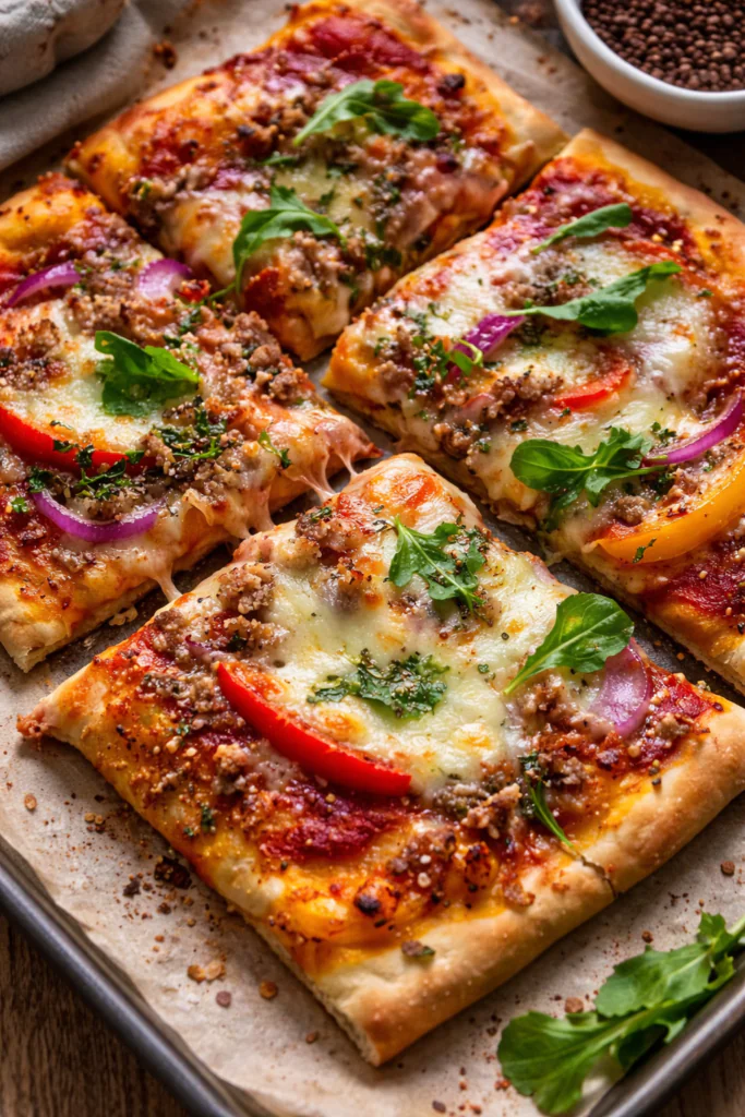 Fitnesspizza mit Skyr – Proteinreiche Low-Carb Pizza in 30 Minuten 13 Fitnesspizza mit Skyr gesunde low carb rezepte