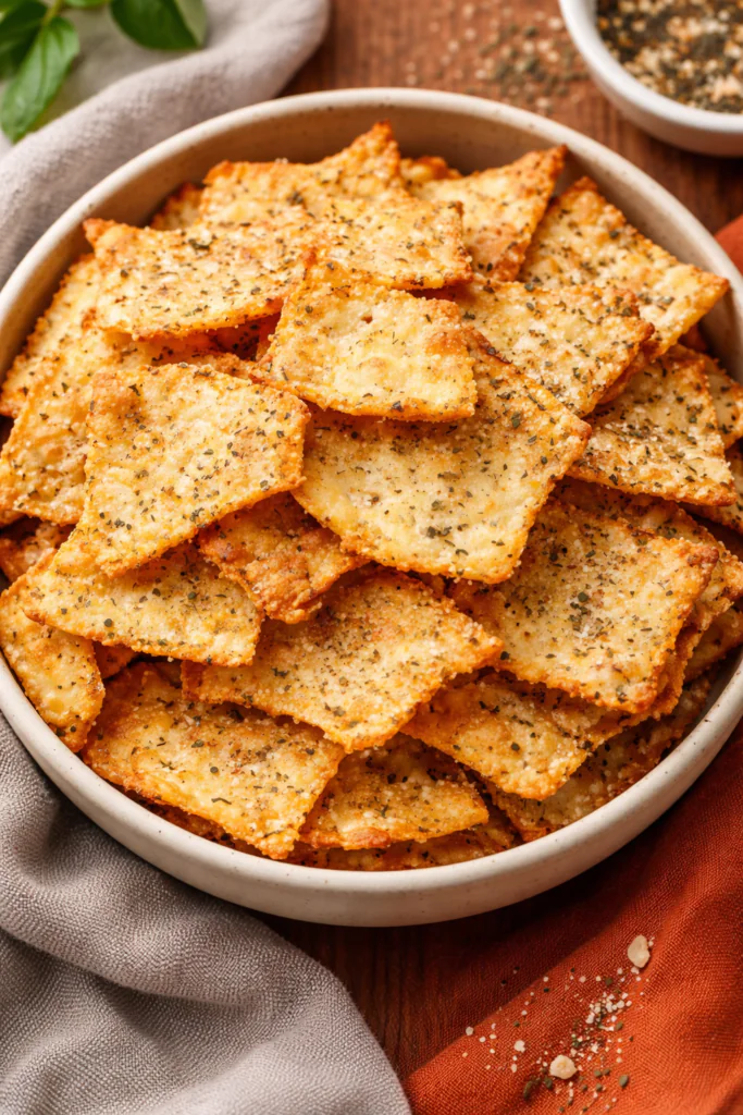 Käsechips aus dem Ofen – Wenn Käse knusprig wird