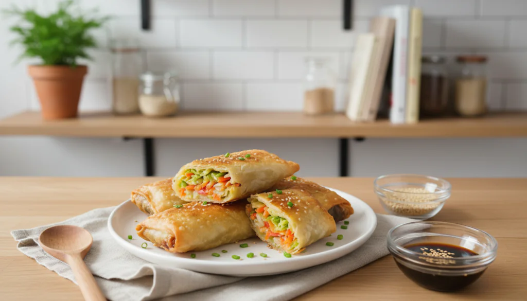 Knusprige Vegane Gemüsetaschen