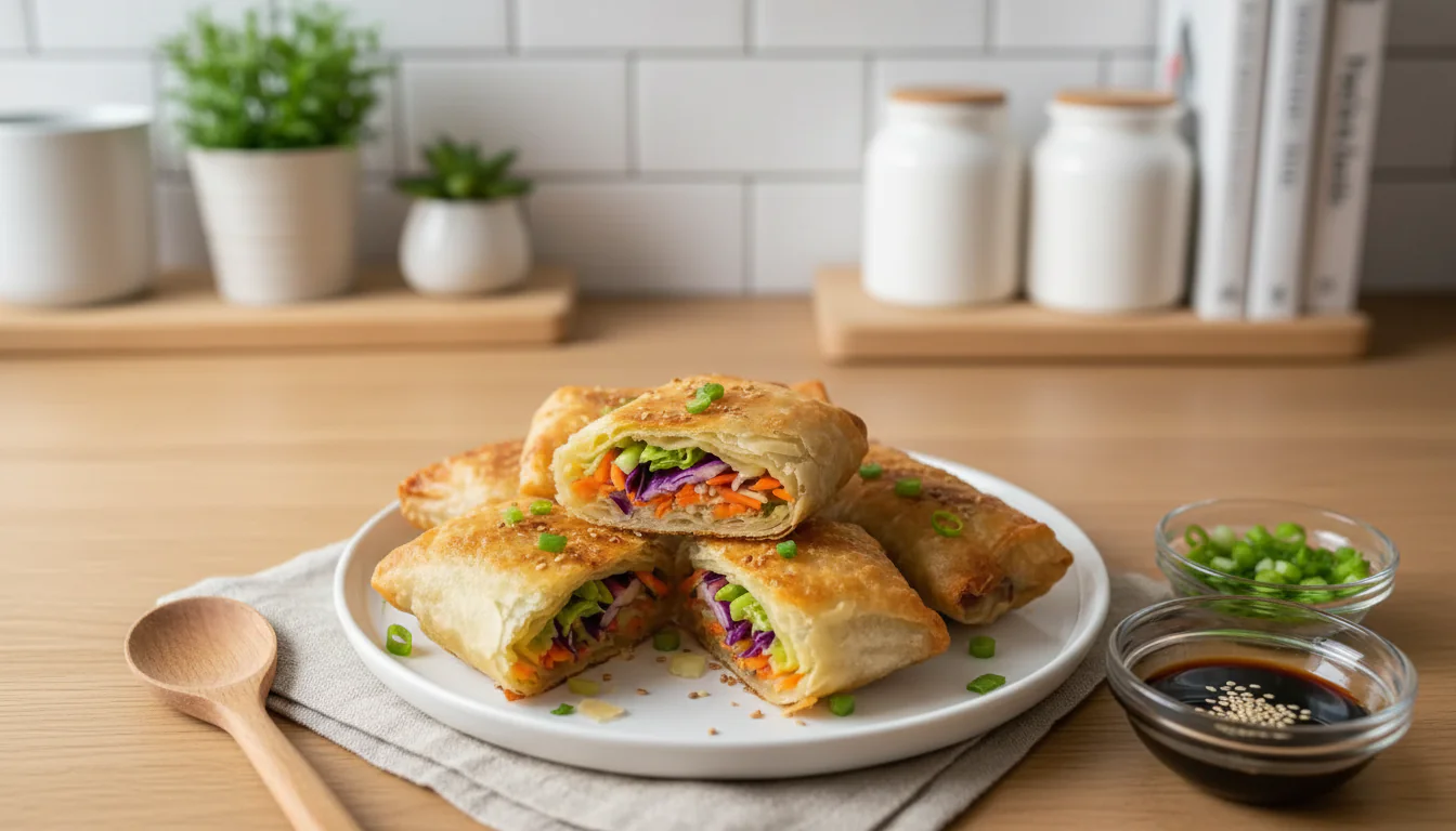 Knusprige Vegane Gemüsetaschen