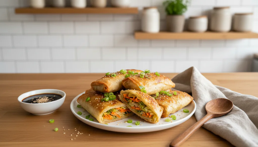 Knusprige Vegane Gemüsetaschen