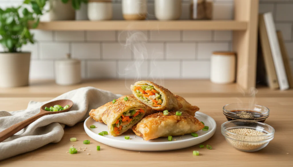 Knusprige Vegane Gemüsetaschen