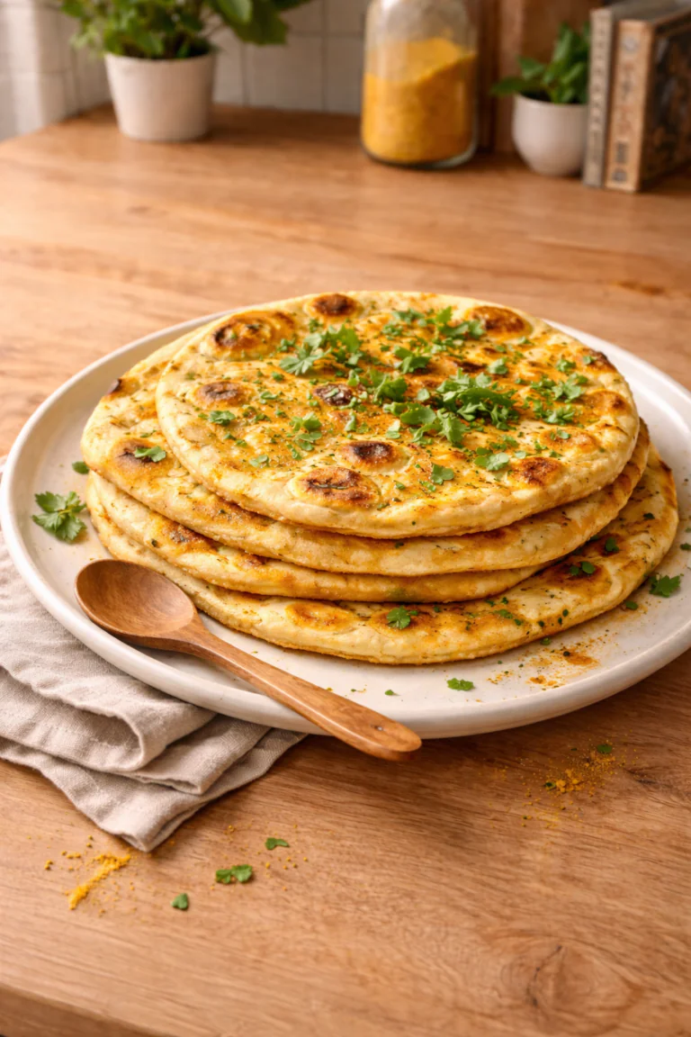 Naan im Airfryer rezept – Fluffiges indisches Fladenbrot in 7 Minuten