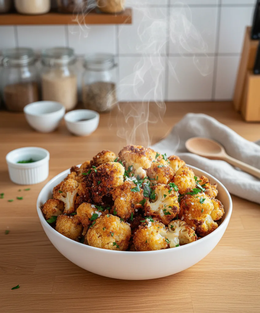 Panierter Blumenkohl Airfryer – Knusprig Ohne Reue