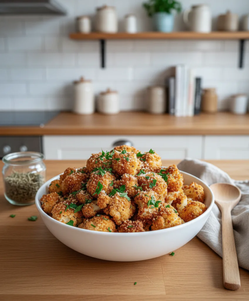 Panierter Blumenkohl Airfryer – Knusprig Ohne Reue