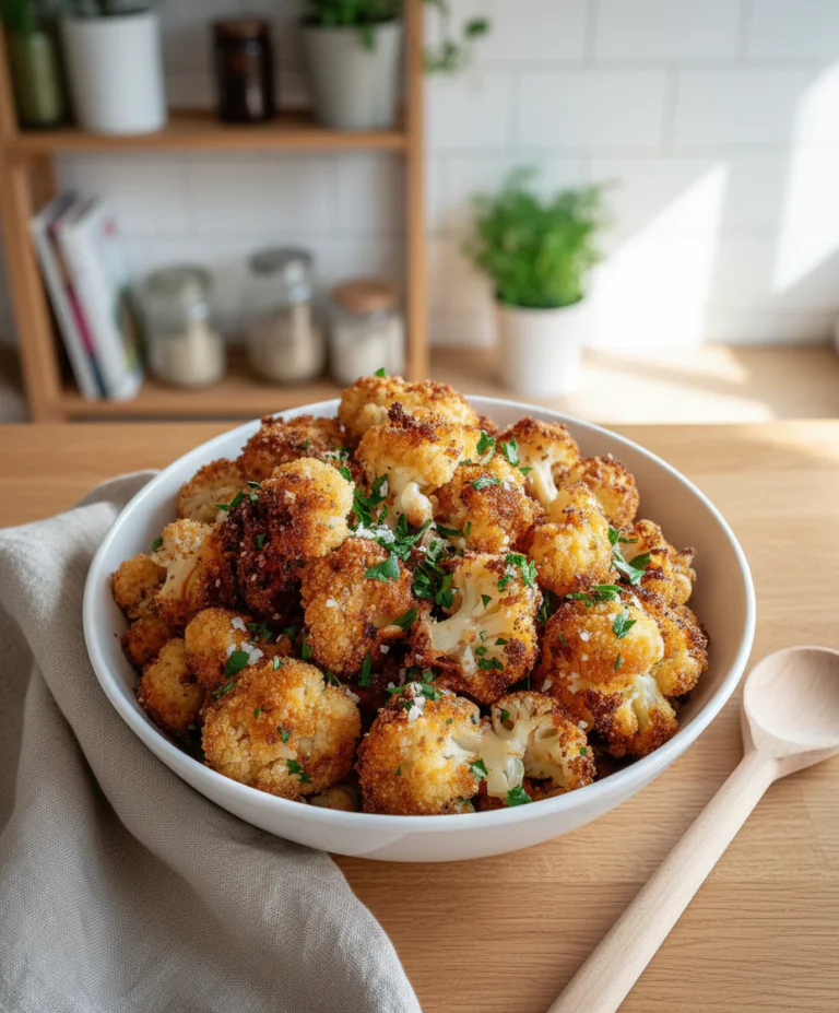 Panierter Blumenkohl Airfryer – Knusprig Ohne Reue