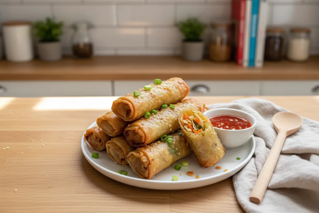 Crispy Frühlingsrollen Airfryer