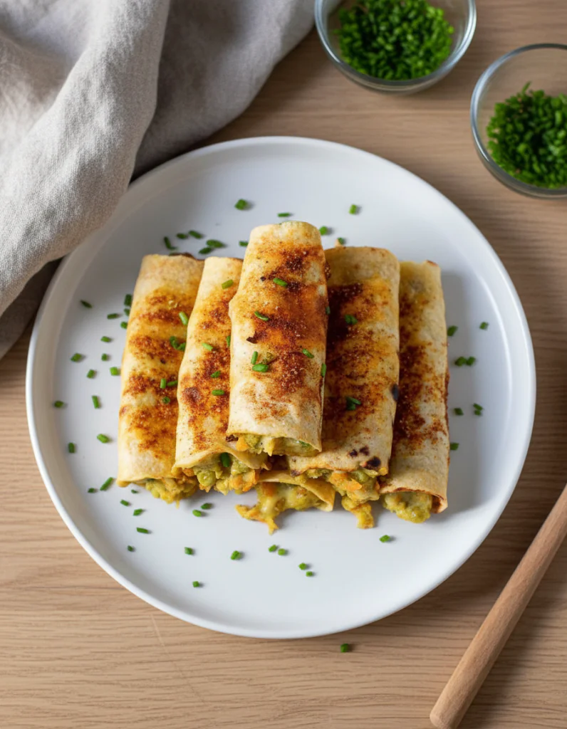 Vegane Gemüse Taquitos